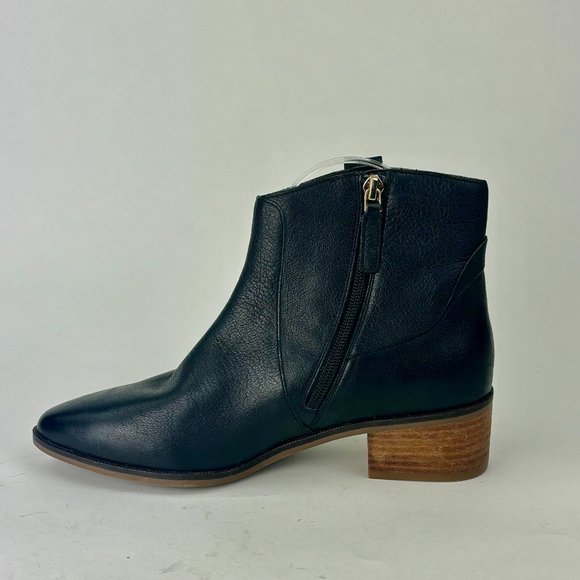 NWOT Cole Haan Grand Black Leather Ankle Booties - 7.5 - Picture 3 of 9
